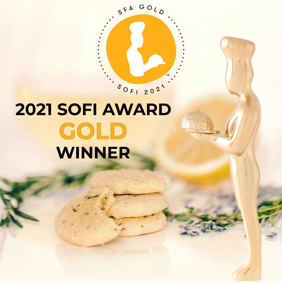 Lemon Sablés with Herbes de Provence - Gourmet Cookies