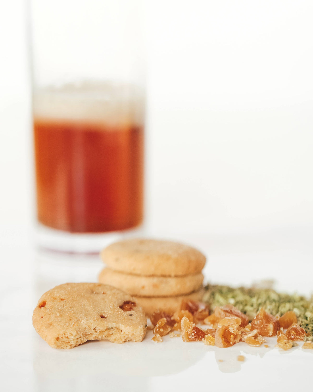 Salted Caramel Shorties with Fennel - Gourmet Cookies