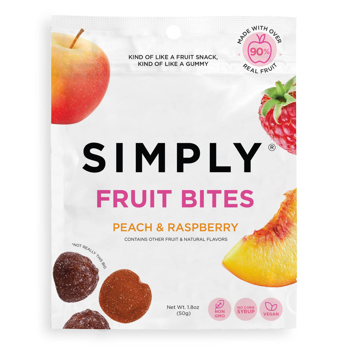 Fruit Bites - Peach Raspberry