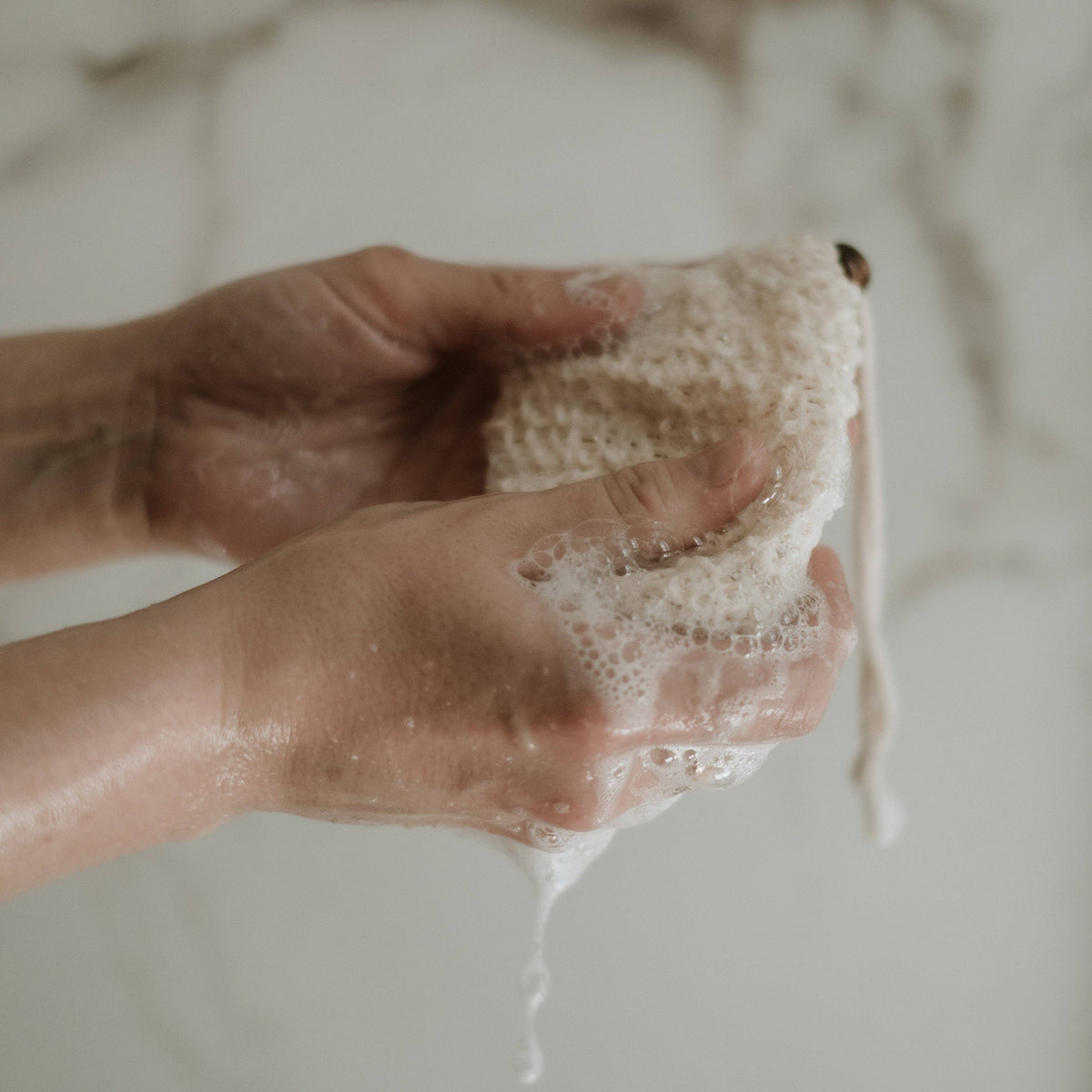 Sisal soap bag