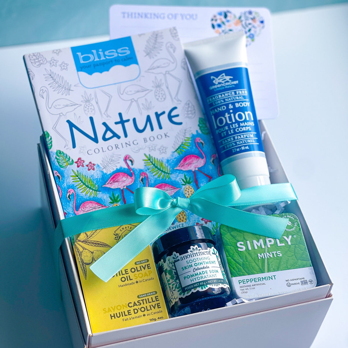 Thinking of You Care Package | Unscented Self Care Gift Box Canada