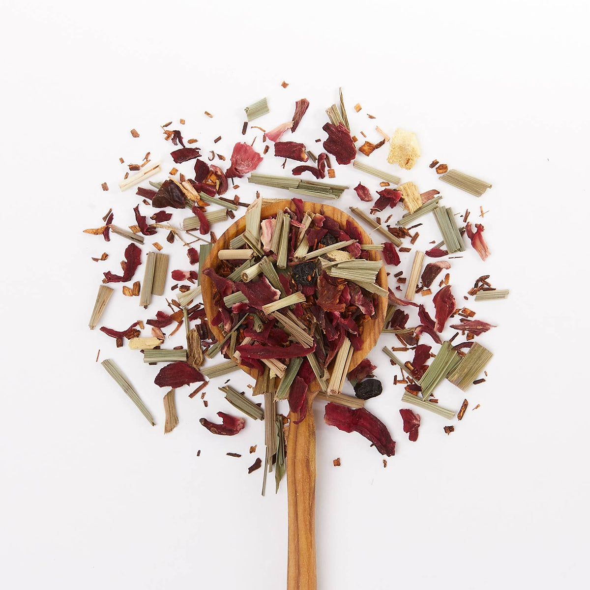 Berry Hibiscus Tin & Spoon - Organic Herbal Tea