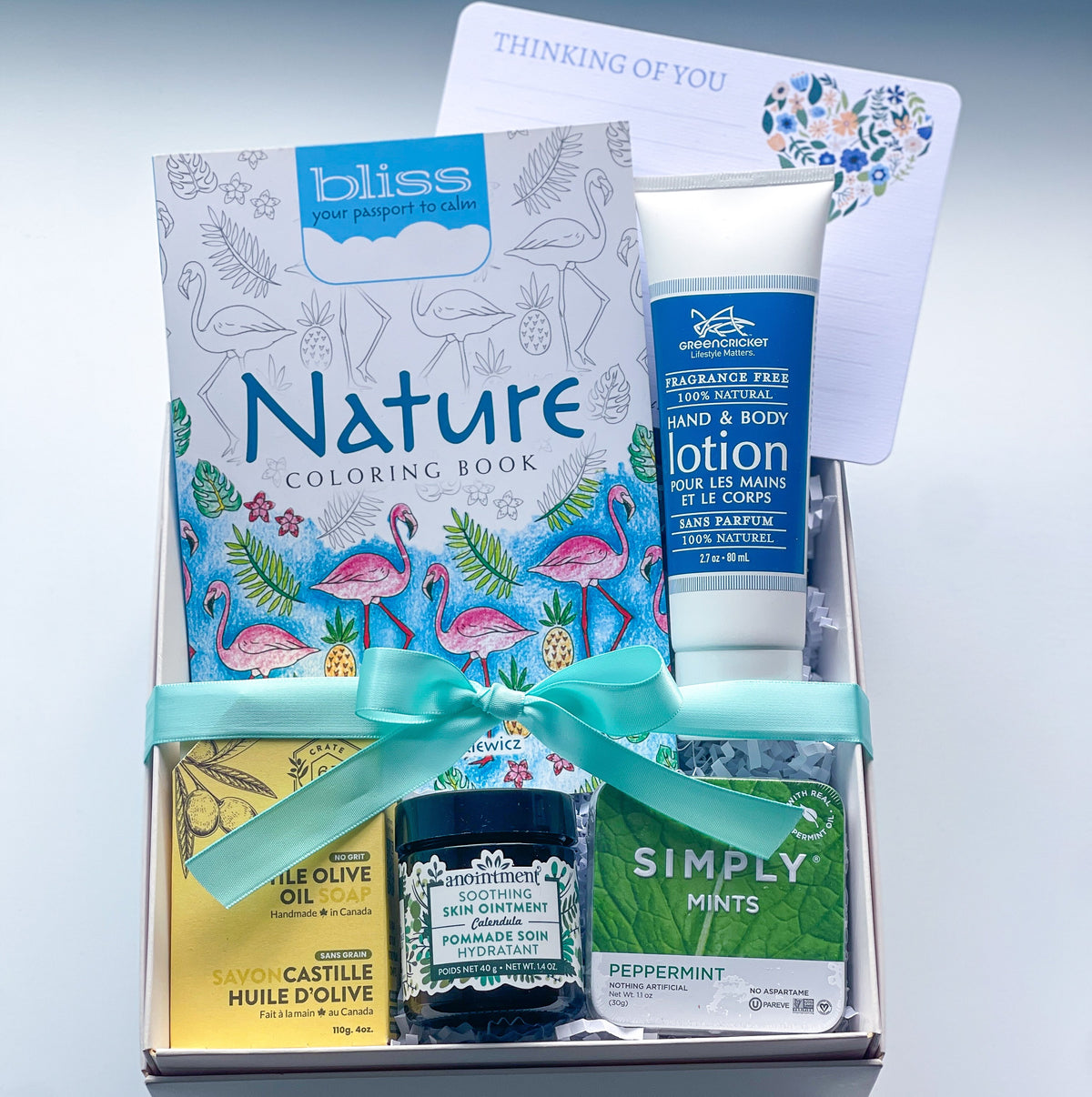 Thinking of You Care Package | Unscented Self Care Gift Box Canada