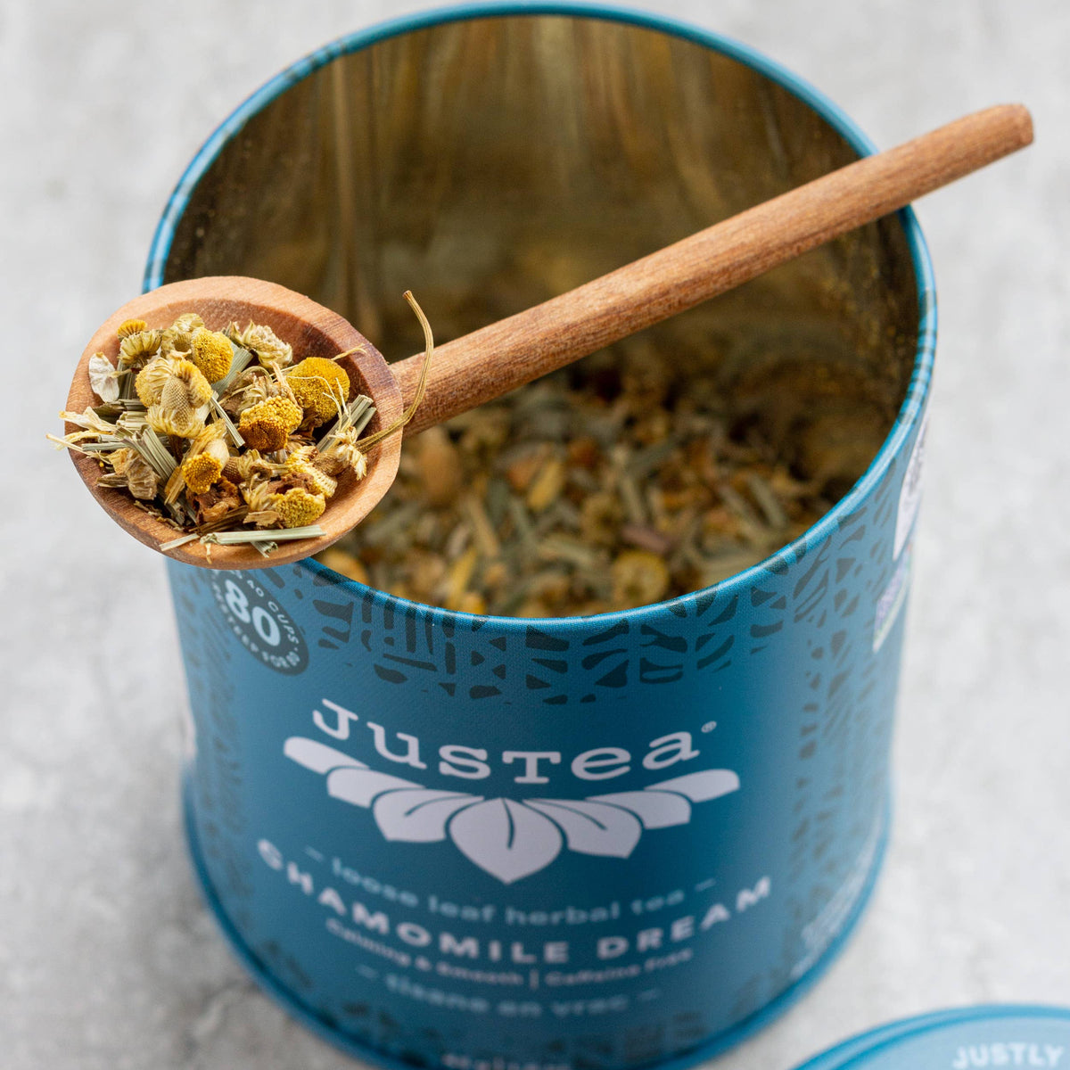 Chamomile Loose Leaf Tea & Spoon