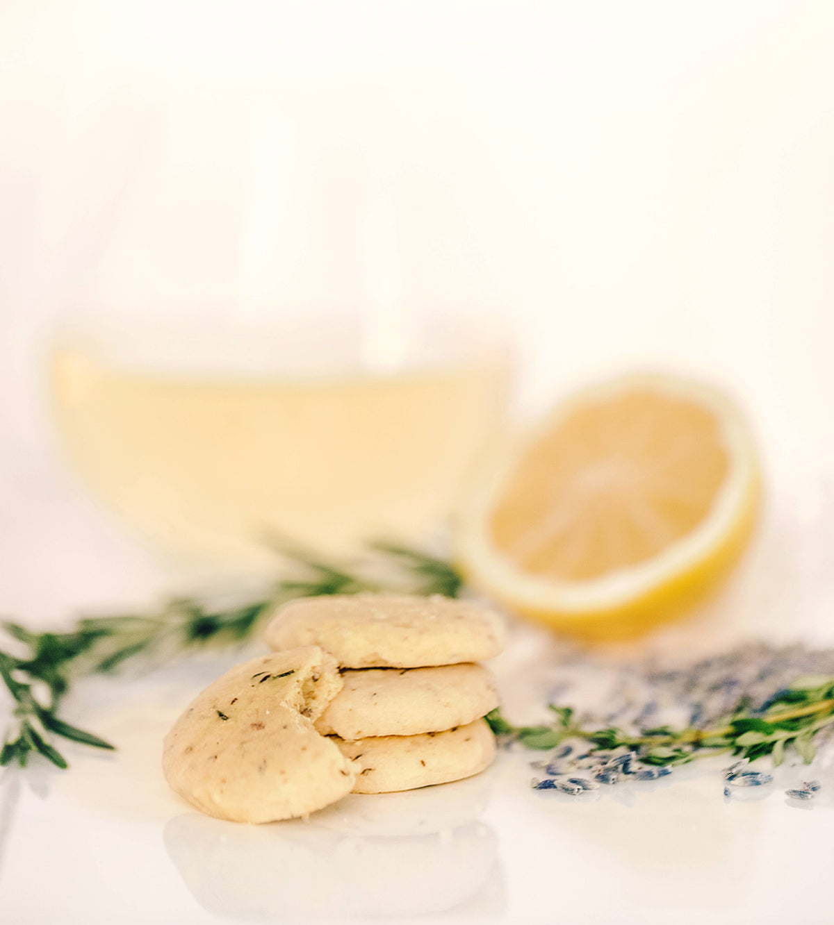 Lemon Sablés with Herbes de Provence - Gourmet Cookies