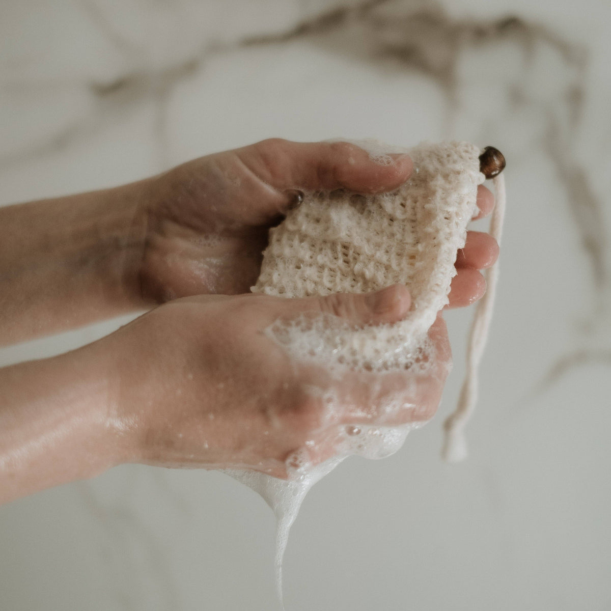 Sisal soap bag