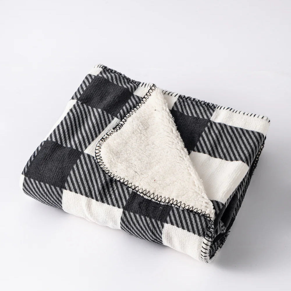 Soft Sherpa Fleece Throw