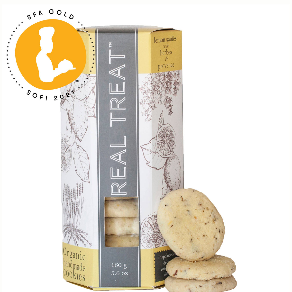 Lemon Sablés with Herbes de Provence - Gourmet Cookies