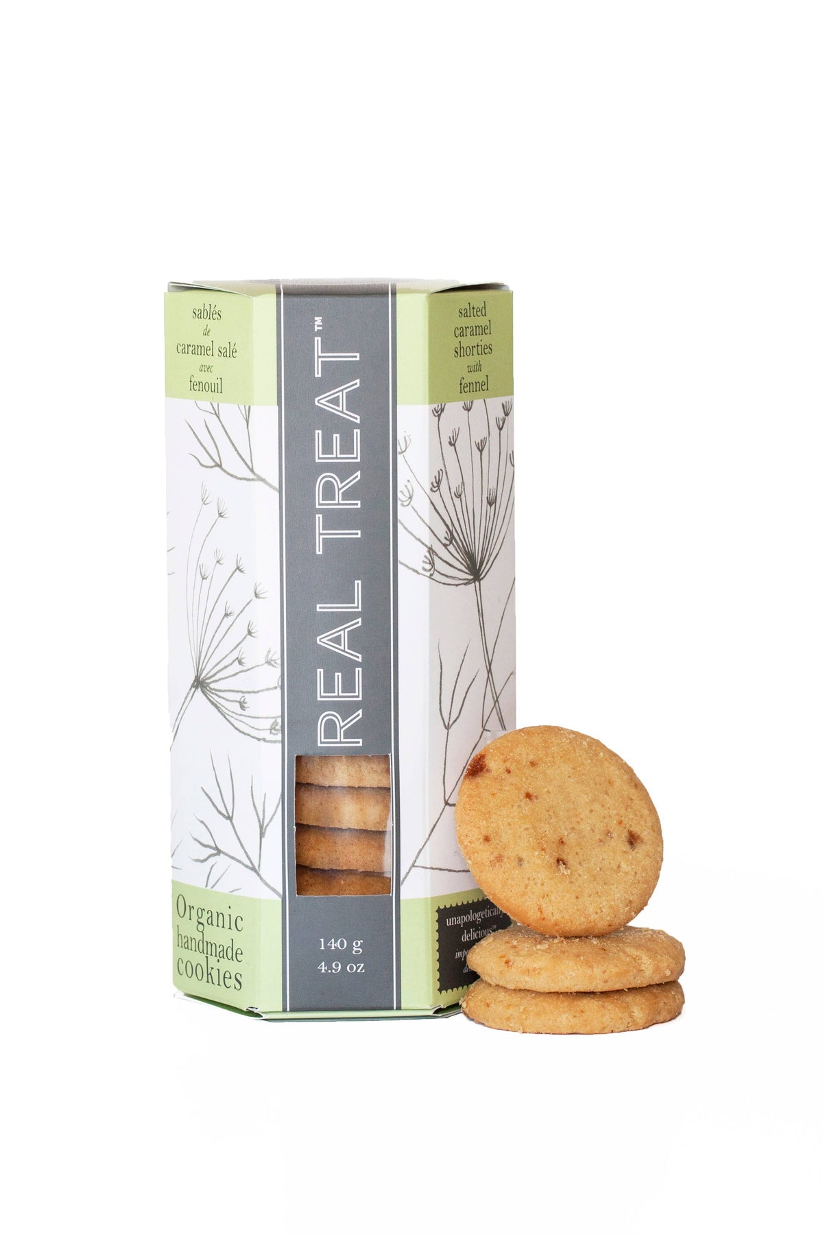 Salted Caramel Shorties with Fennel - Gourmet Cookies