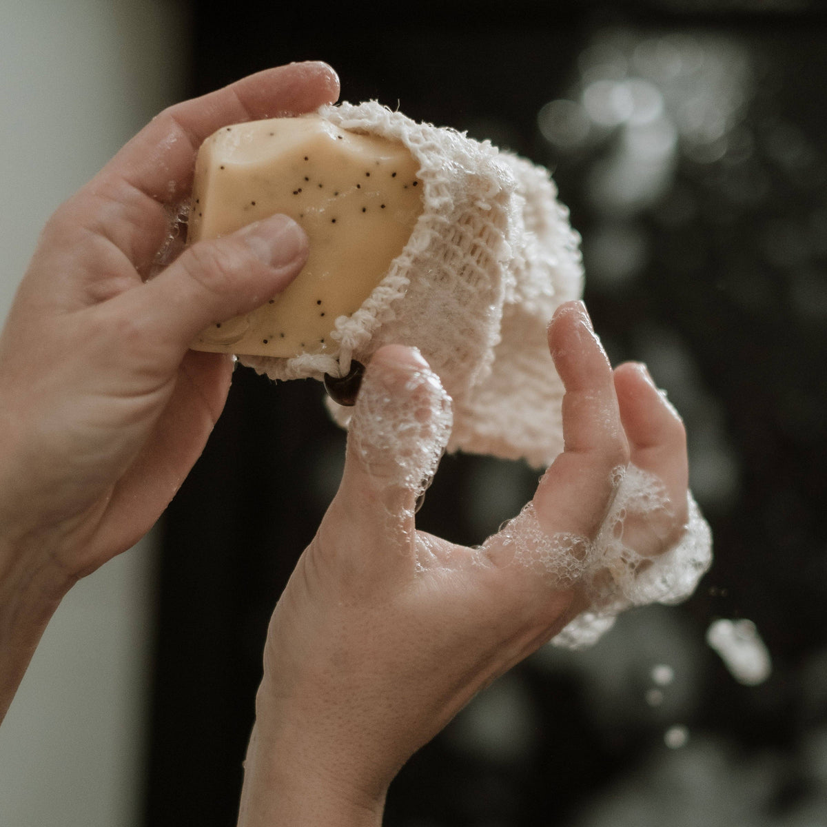 Sisal soap bag