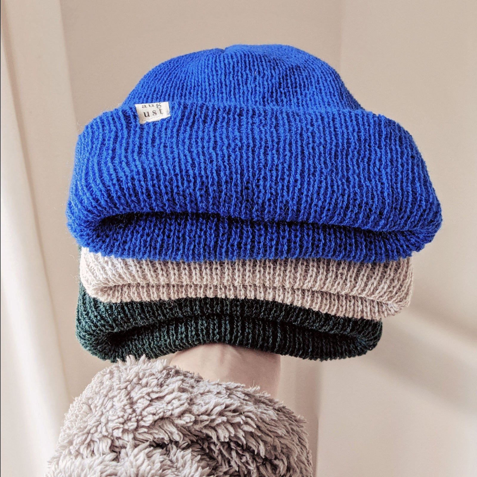 Navy beanie